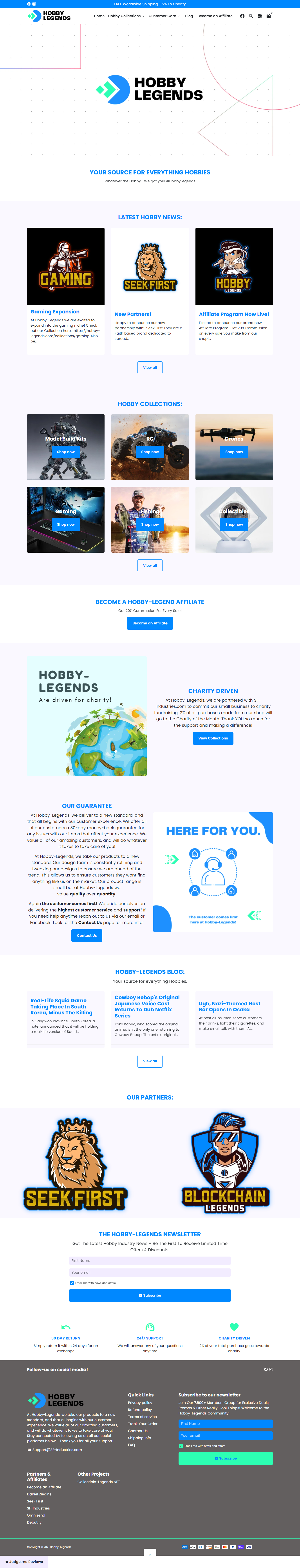 Hobby Legends full page screenshot