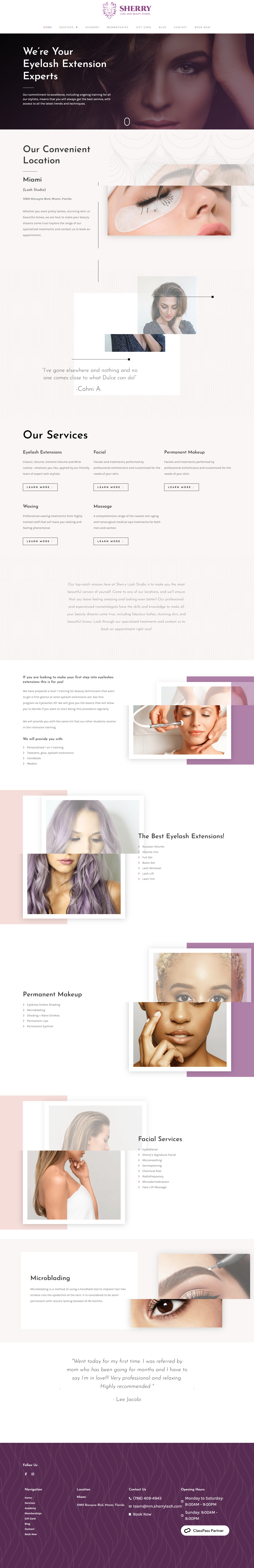 Nm Sherrylash full page screenshot