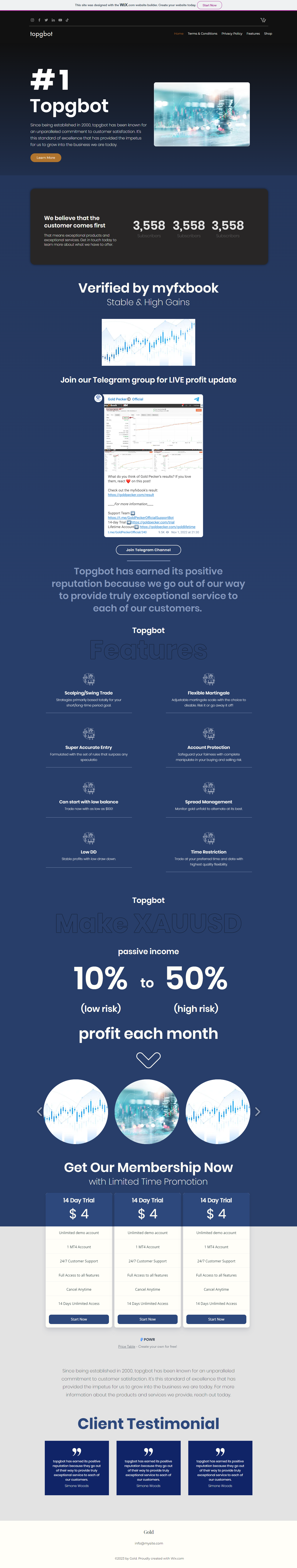 Psharjil Wixsite Gold full page screenshot