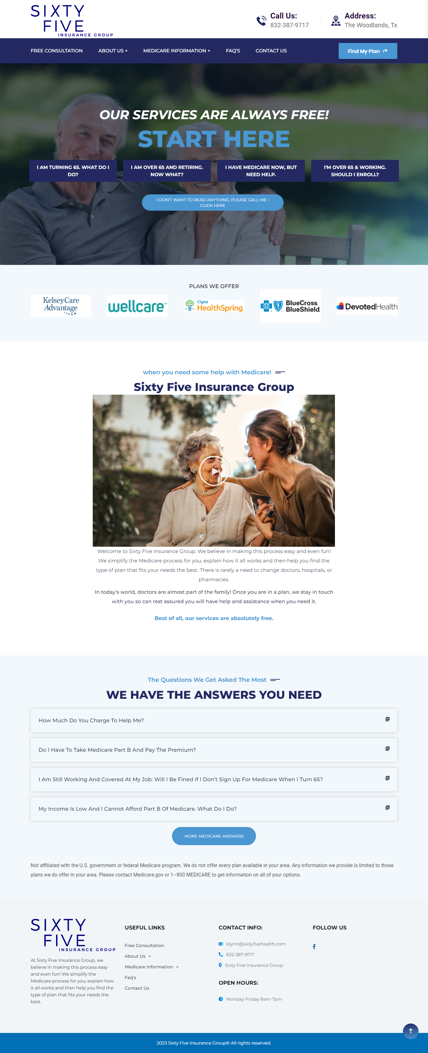 Sixtyfiveinsurancegroup full page screenshot